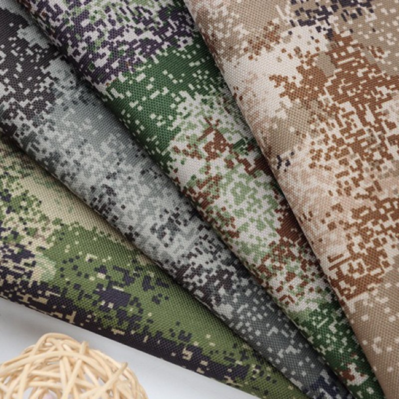 600D New Camouflage PVC Oxford Fabric Outdoor Waterproof