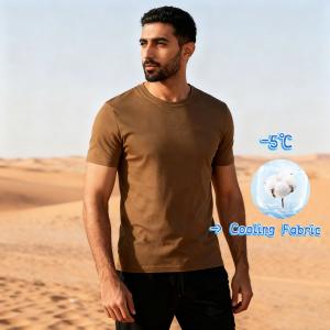 Premium Custom Quick-Dry Army Green Breathable Mesh T-Shirt