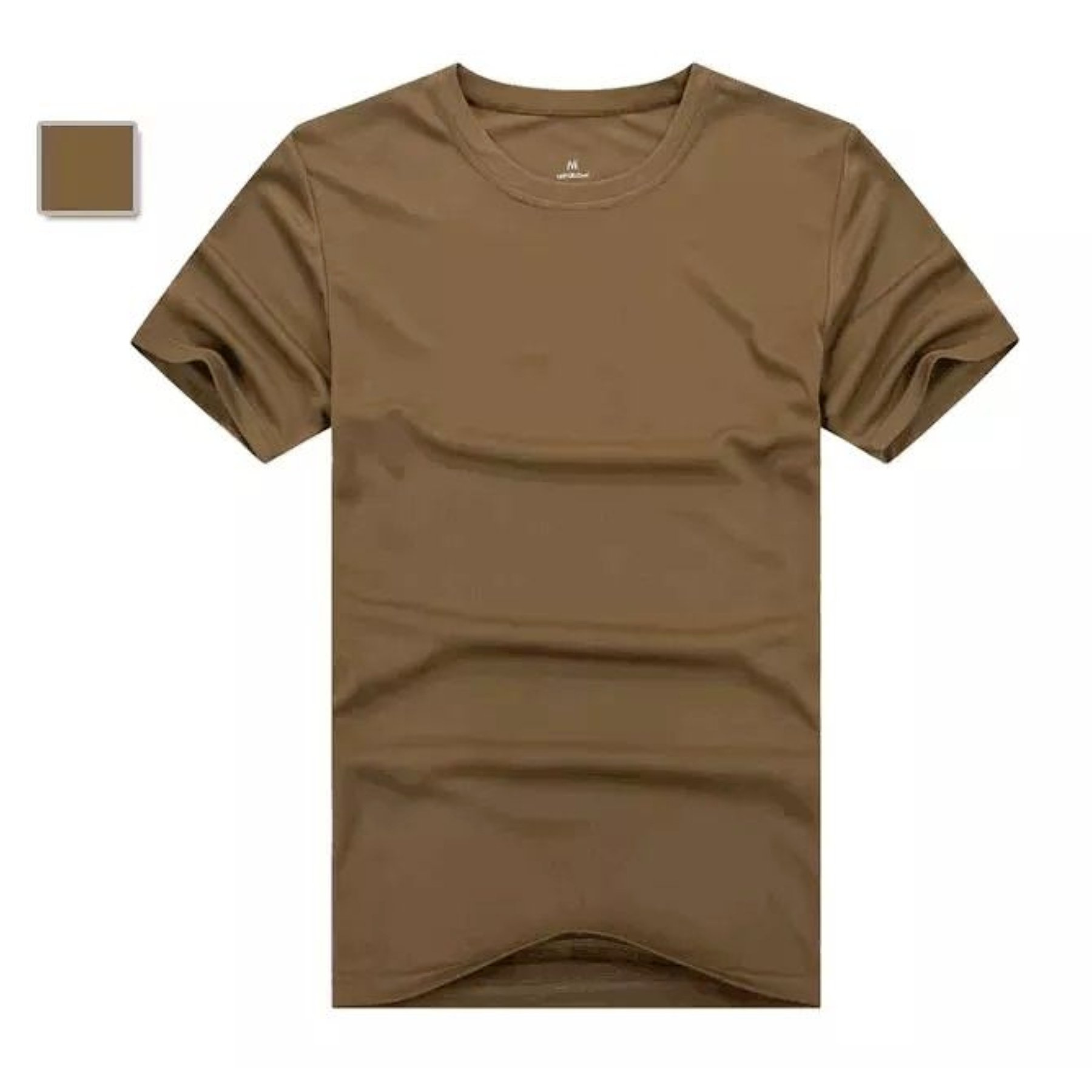 Premium Custom Quick-Dry Army Green Breathable Mesh T-Shirt