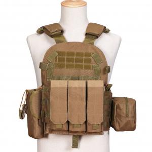 Tactical Black High Quality Combat Vest with Holster for Adventurers