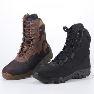 Tactical Camouflage Combat Boots for Jungle and Desert Adventures
