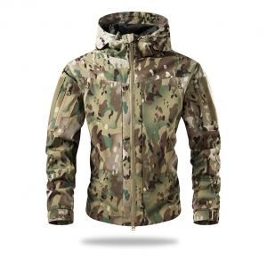 Tactical Lightweight Camouflage Hooded Bomber Jacket for Adventures